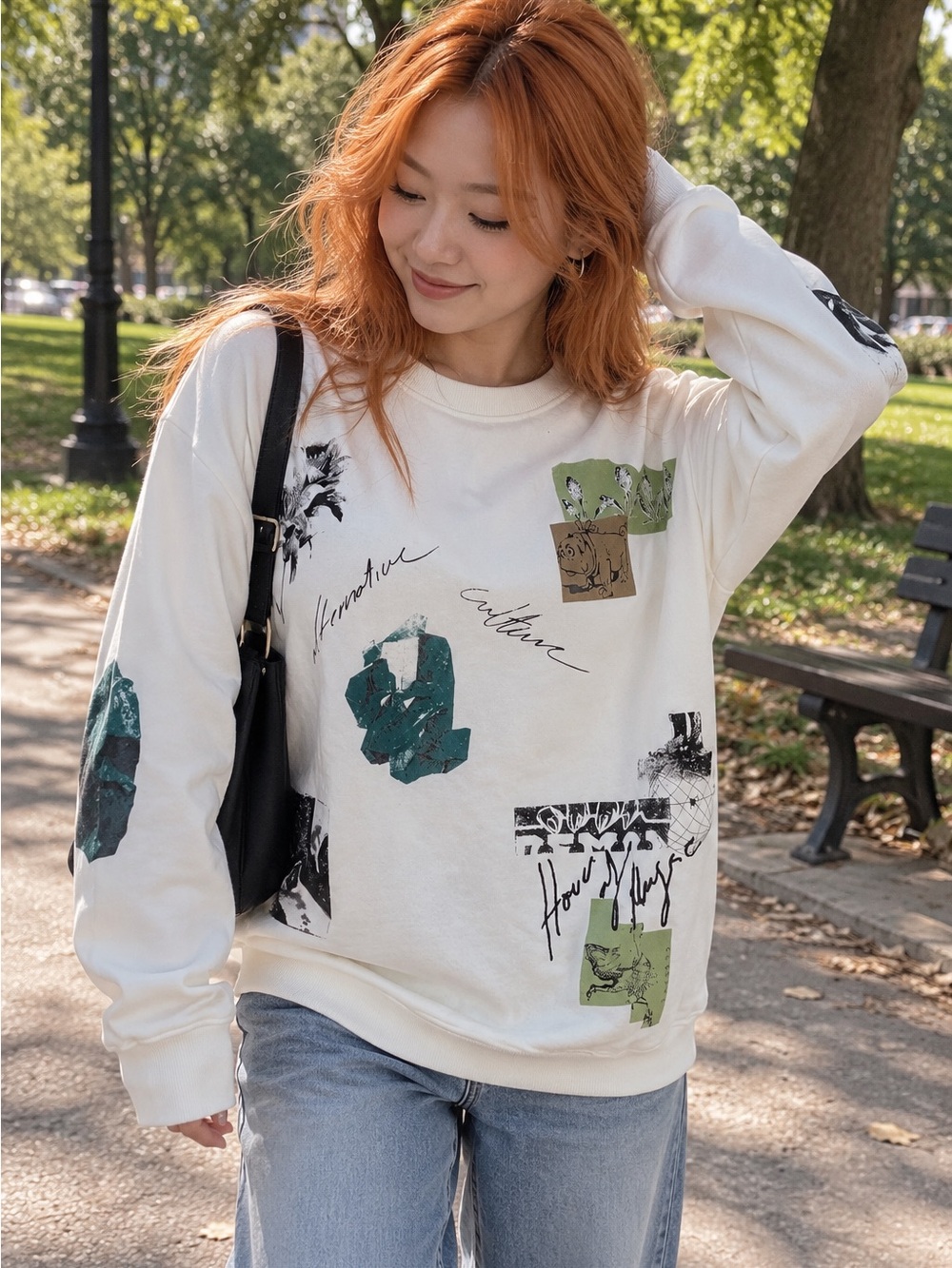 D&F Ricky Singh Graphic Sweatshirt 🤍